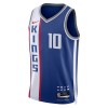 Dres Sacramento Kings Domantas Sabonis Nike 2023-24 City Edition Plava Swingman